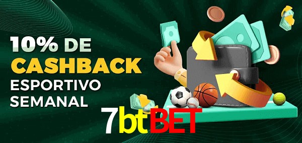 10% de bônus de cashback na 7btbet