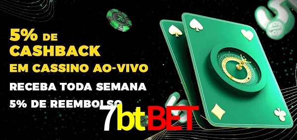 Promoções do cassino ao Vivo 7btbet